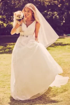 Mikado And Tulle Petite Ball Gown Wedding Dress -Kelly Shop WG3877 1 PDP Crop 1920x2880