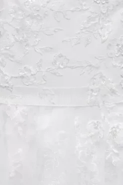 Mikado And Tulle Petite Ball Gown Wedding Dress -Kelly Shop WG3877 WHITE CORE SWATCH PROD2 001