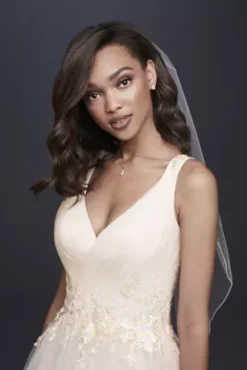 Appliqued Glitter Tulle A-Line Wedding Dress -Kelly Shop WG3930 IVYCHAMP CORE PROD6 081