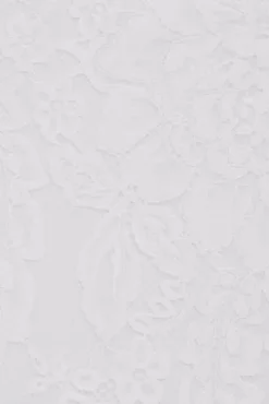 Long Sleeve Plunge Lace Chiffon Wedding Dress -Kelly Shop WG4035 SOLIDWHITE DBSTU SWATCH PROD2 002