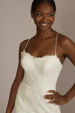 Spaghetti Strap Allover Lace Sheath Wedding Gown -Kelly Shop WG4063 SOFTWHITE DBSTU PROD1 155