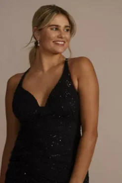 Sequin Beaded Midi Tank Sheath Dress With Slit -Kelly Shop WGIN2622 BLACK PRTY PROD8 1064