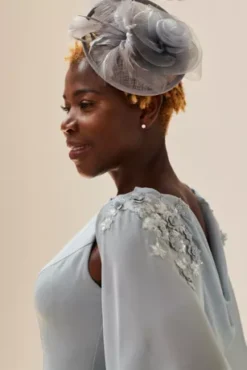 Crepe Tank Sheath With Embroidered Capelet -Kelly Shop ZH0161 PDP Crop SEP8 1920x2880